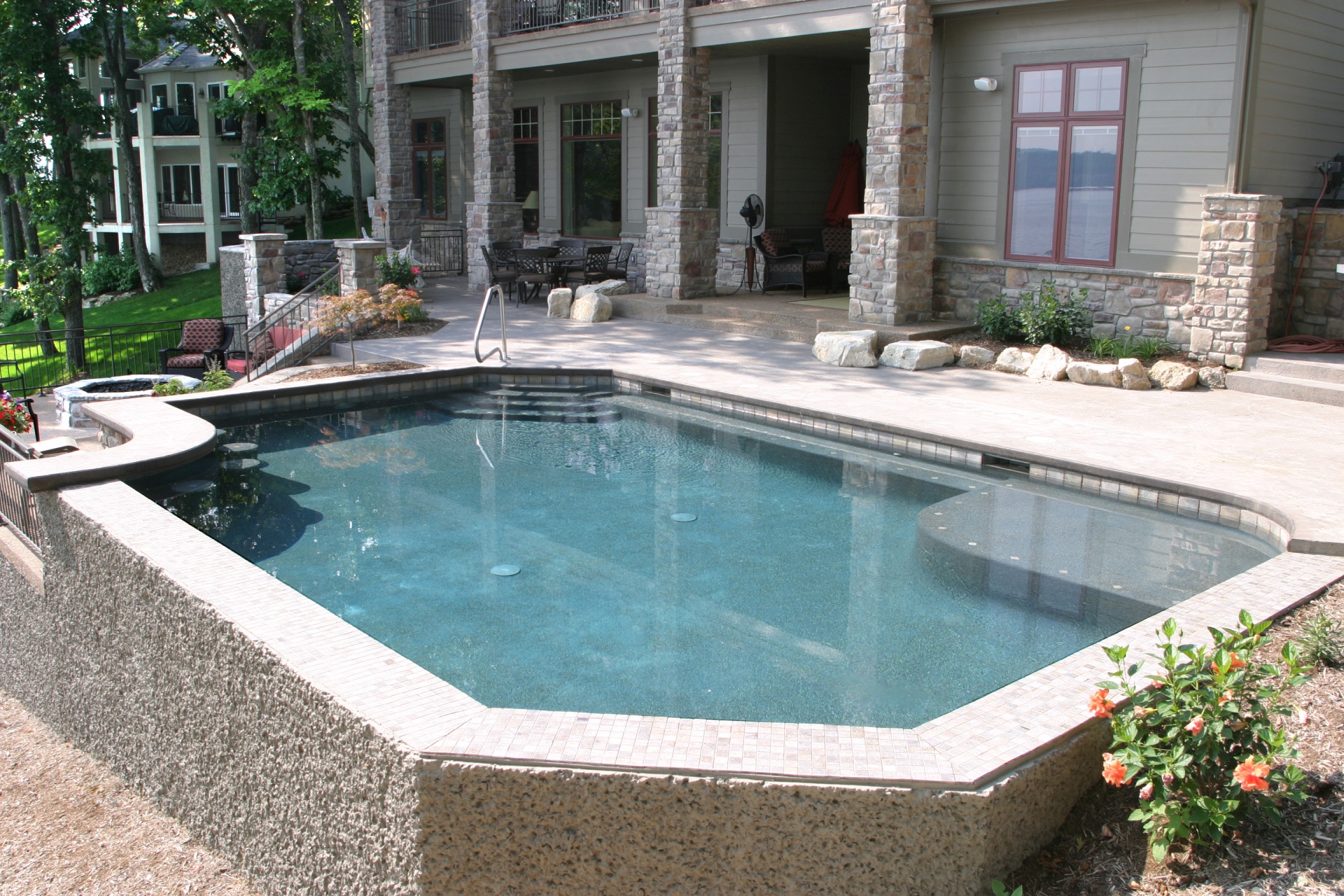 Brown Pool w_ House