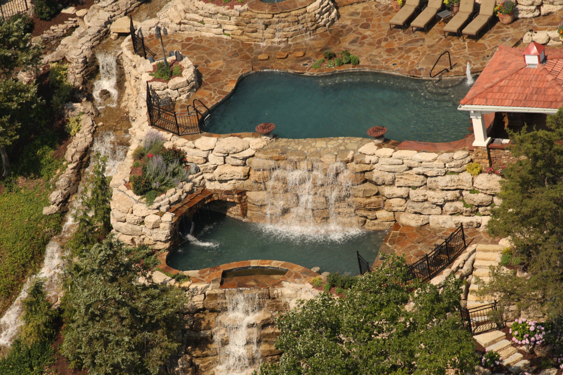 Maschhoff Pool & Spa Arial View