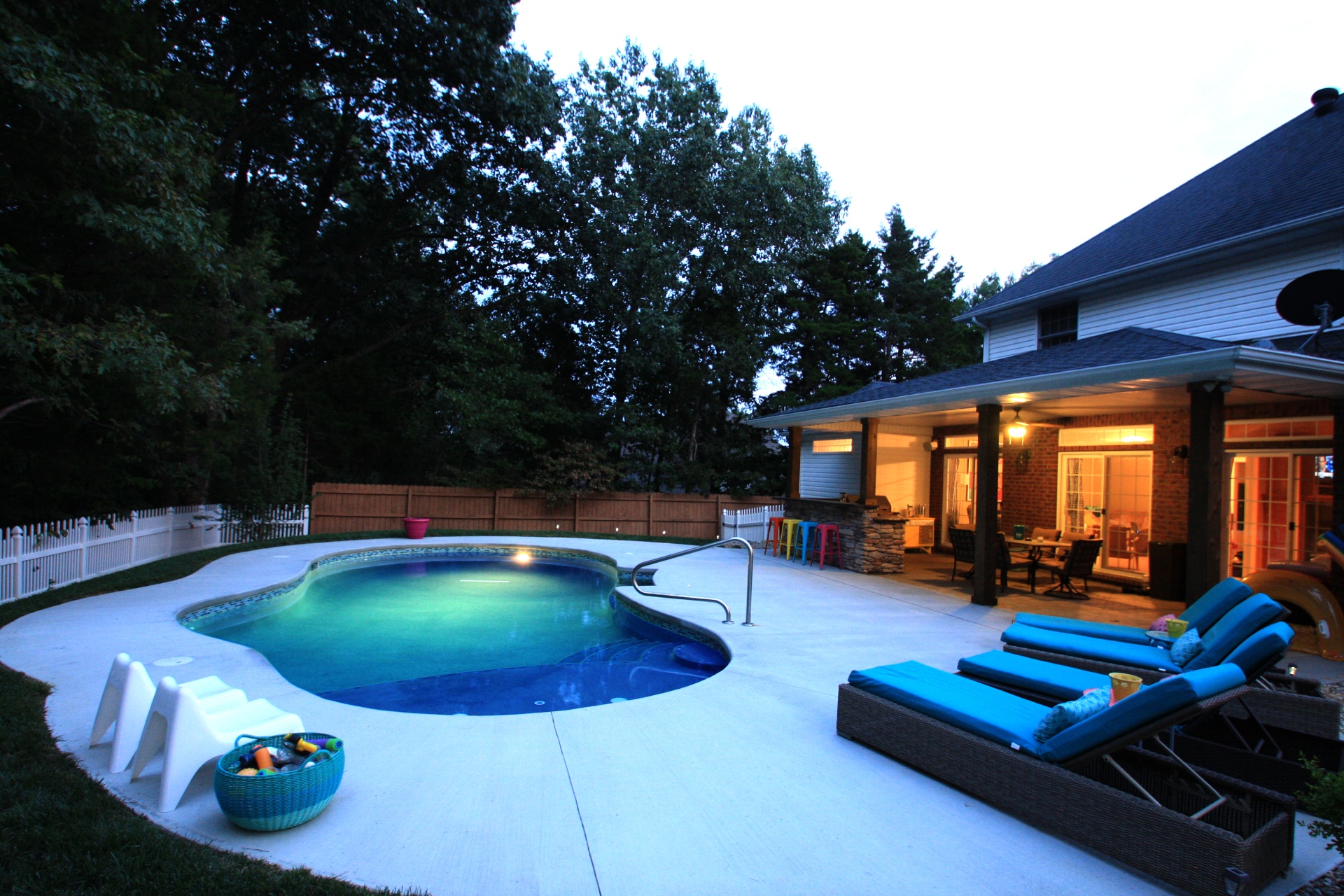  Washburn Pool at Sunset